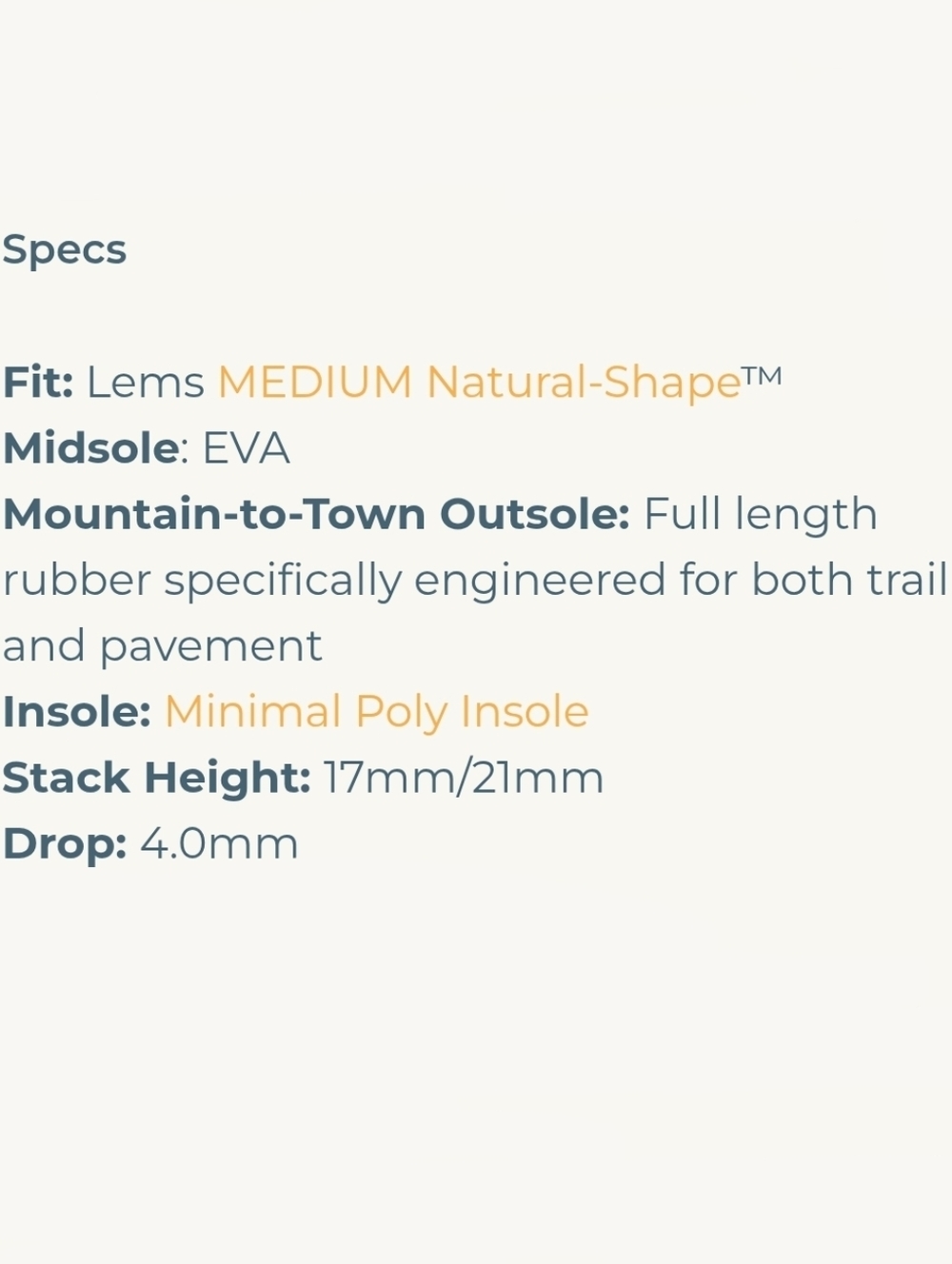 LEMS Trailhead Minimalist Hiking Shoes Desert Khaki Men's 8.5 / Women's 10 - Picture 12 of 12